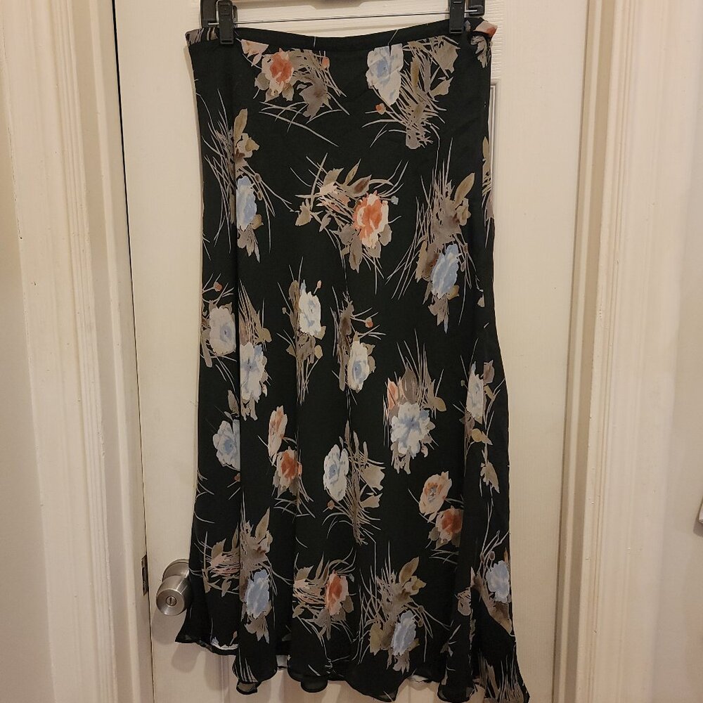 Charter Club Flare Floral Skirt - Size 12P